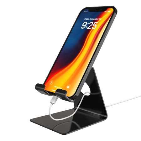 Amazon Basics Wall Mounted Mobile Holder Storage Case for Phones with Strong Adhesive Strips | Wall Mount Mobile