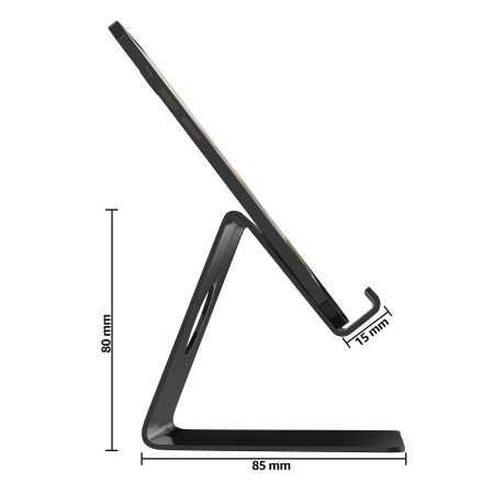 Amazon Basics Wall Mounted Mobile Holder Storage Case for Phones with Strong Adhesive Strips | Wall Mount Mobile