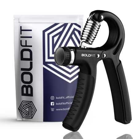 Boldfit Adjustable Hand Grip Strengthener, Hand Gripper for Men & Women for Gym Workout Hand Exercise Equipment to Use in Home