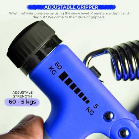 Boldfit Adjustable Hand Grip Strengthener, Hand Gripper for Men & Women for Gym Workout Hand Exercise Equipment to Use in Home