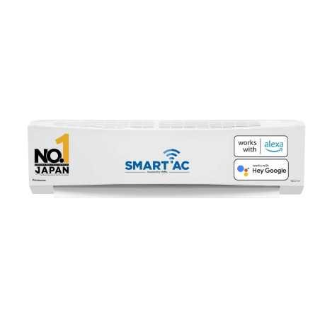 Panasonic 1.5 Ton 5 Star Wi-Fi Inverter Smart Split AC (India's 1st Matter Enabled RAC, Copper Condenser, 7in1 Convertible, True
