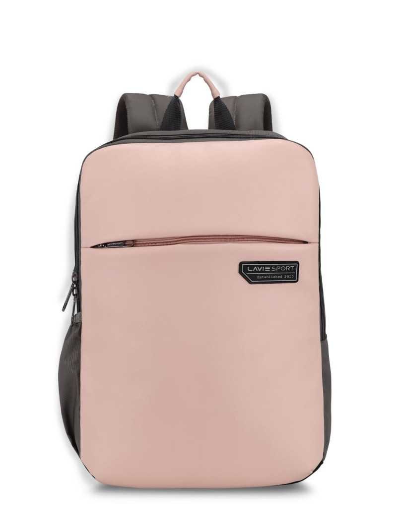 Lavie Sport 43cm Chairman 24 Litres Backpack with Padded Laptop Sleeve | Vegan Leather Business Backpack for Men & Women |