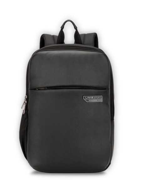 Lavie Sport 43cm Chairman 24 Litres Backpack with Padded Laptop Sleeve | Vegan Leather Business Backpack for Men & Women |