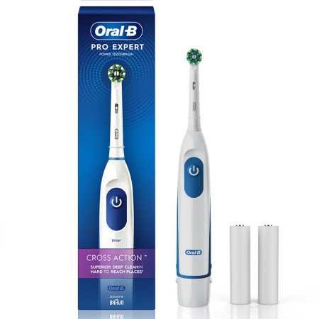 Oral B Pro Expert Electric Toothbrush Battery Operated with replaceable brush head