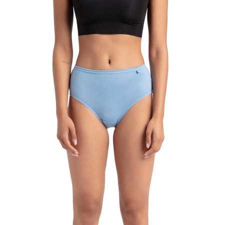 Jockey 1406 Women's High Coverage Super Combed Cotton Mid Waist Hipster with Concealed Waistband and StayFresh Treatment (Pack