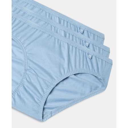 Jockey 1406 Women's High Coverage Super Combed Cotton Mid Waist Hipster with Concealed Waistband and StayFresh Treatment (Pack