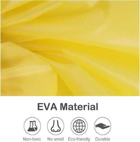 Adorazone Women's Solid Polyester Double Layer Long Ponchu Raincoat Adorazone Women's Solid Polyester Double Layer Long Ponchu Raincoat