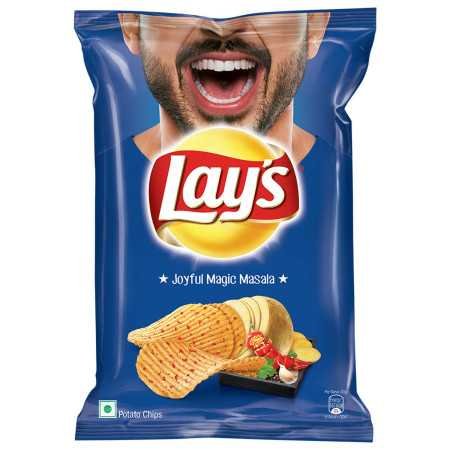 Lay's Potato Chips 48 Gram, American Style Cream & Onion Flavour, Crunchy Chips & Snacks (Weight May Vary)