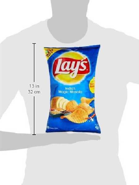 Lay's Potato Chips 48 Gram, American Style Cream & Onion Flavour, Crunchy Chips & Snacks (Weight May Vary)