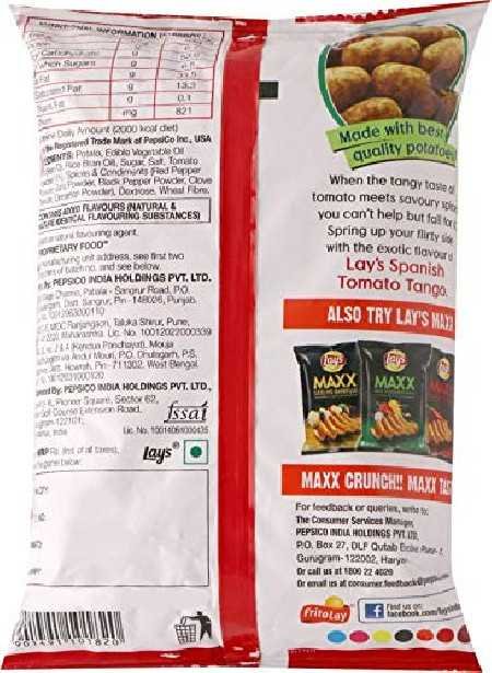 Lay's Potato Chips 48 Gram, American Style Cream & Onion Flavour, Crunchy Chips & Snacks (Weight May Vary)