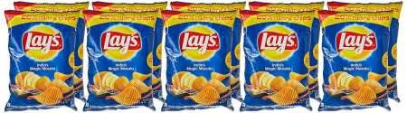 Lay's Potato Chips 48 Gram, American Style Cream & Onion Flavour, Crunchy Chips & Snacks (Weight May Vary)