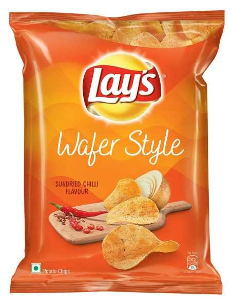 Lay's Potato Chips 48 Gram, American Style Cream & Onion Flavour, Crunchy Chips & Snacks (Weight May Vary)