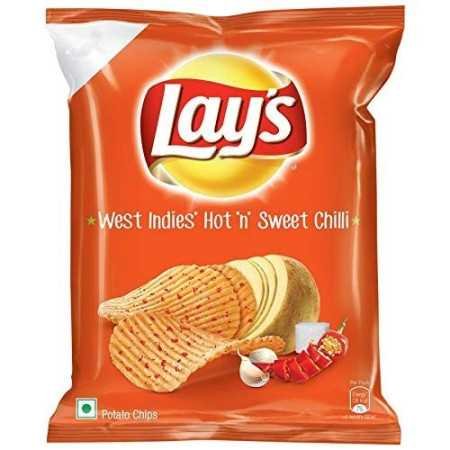 Lay's Potato Chips 48 Gram, American Style Cream & Onion Flavour, Crunchy Chips & Snacks (Weight May Vary)