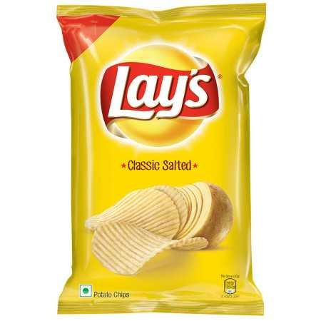 Lay's Potato Chips 48 Gram, American Style Cream & Onion Flavour, Crunchy Chips & Snacks (Weight May Vary)