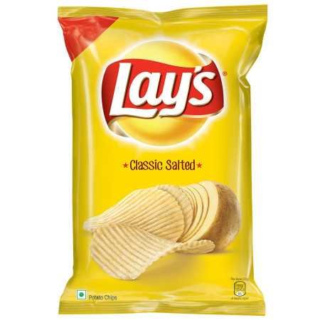 Lay's Potato Chips 48 Gram, American Style Cream & Onion Flavour, Crunchy Chips & Snacks (Weight May Vary)