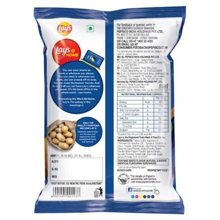 Lay's Potato Chips 48 Gram, American Style Cream & Onion Flavour, Crunchy Chips & Snacks (Weight May Vary)