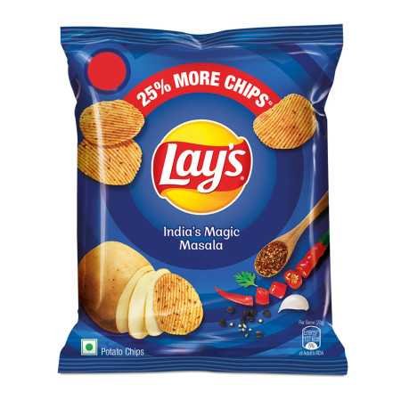 Lay's Potato Chips 48 Gram, American Style Cream & Onion Flavour, Crunchy Chips & Snacks (Weight May Vary)