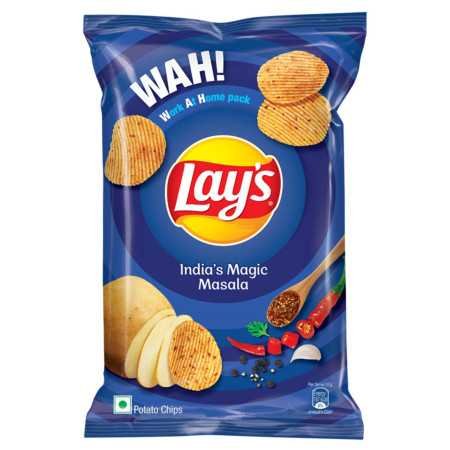 Lay's Potato Chips 48 Gram, American Style Cream & Onion Flavour, Crunchy Chips & Snacks (Weight May Vary)