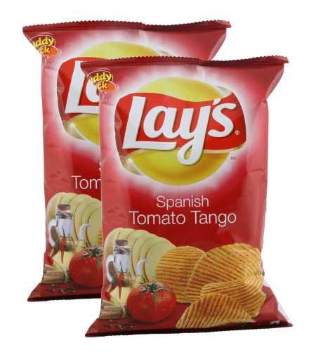 Lay's Potato Chips 48 Gram, American Style Cream & Onion Flavour, Crunchy Chips & Snacks (Weight May Vary)