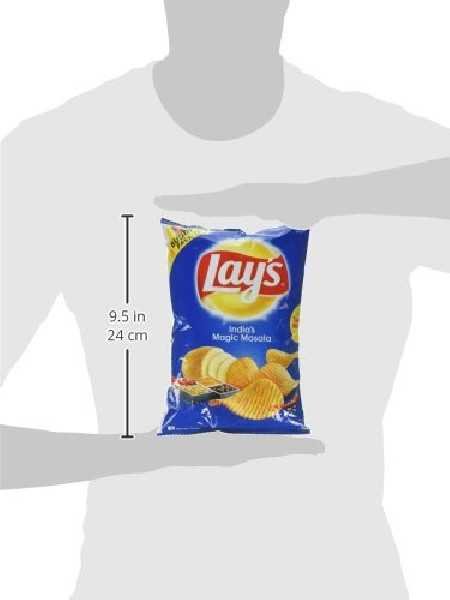 Lay's Potato Chips 48 Gram, American Style Cream & Onion Flavour, Crunchy Chips & Snacks (Weight May Vary)