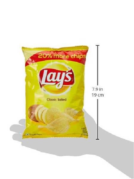 Lay's Potato Chips 48 Gram, American Style Cream & Onion Flavour, Crunchy Chips & Snacks (Weight May Vary)