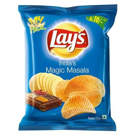 Lay's Potato Chips 48 Gram, American Style Cream & Onion Flavour, Crunchy Chips & Snacks (Weight May Vary)