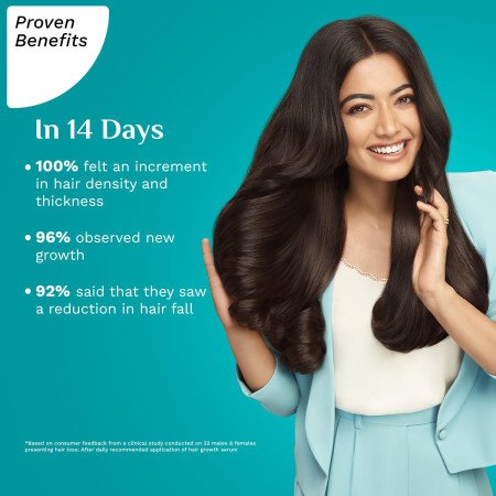 Pilgrim Redensyl 3% + Anagain 4% Advanced Hair Growth Serum (50ml) with Natural Ingredients, Controls Hair Fall, Stimulates Hair