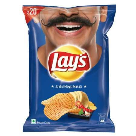 Lay's Potato Chips 48 Gram, American Style Cream & Onion Flavour, Crunchy Chips & Snacks (Weight May Vary)