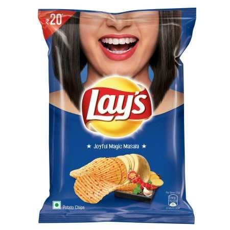 Lay's Potato Chips 48 Gram, American Style Cream & Onion Flavour, Crunchy Chips & Snacks (Weight May Vary)