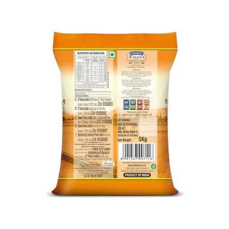 Daawat Rozana Super Basmati Rice 5Kg| For Everyday Consumption| Cooked Grain Upto 13mm*| Naturally Aged Daawat Rozana Super Basmati Rice 5Kg| For Everyday Consumption| Cooked Grain Upto 13mm*| Naturally Aged