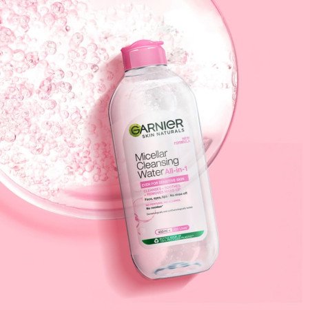 Garnier Micellar Cleansing Water - Gentle Cleanser & Make Up Remover For Everyday Use - Suitable For Sensitive Skin,
