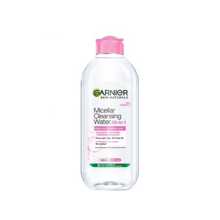 Garnier Micellar Cleansing Water - Gentle Cleanser & Make Up Remover For Everyday Use - Suitable For Sensitive Skin,