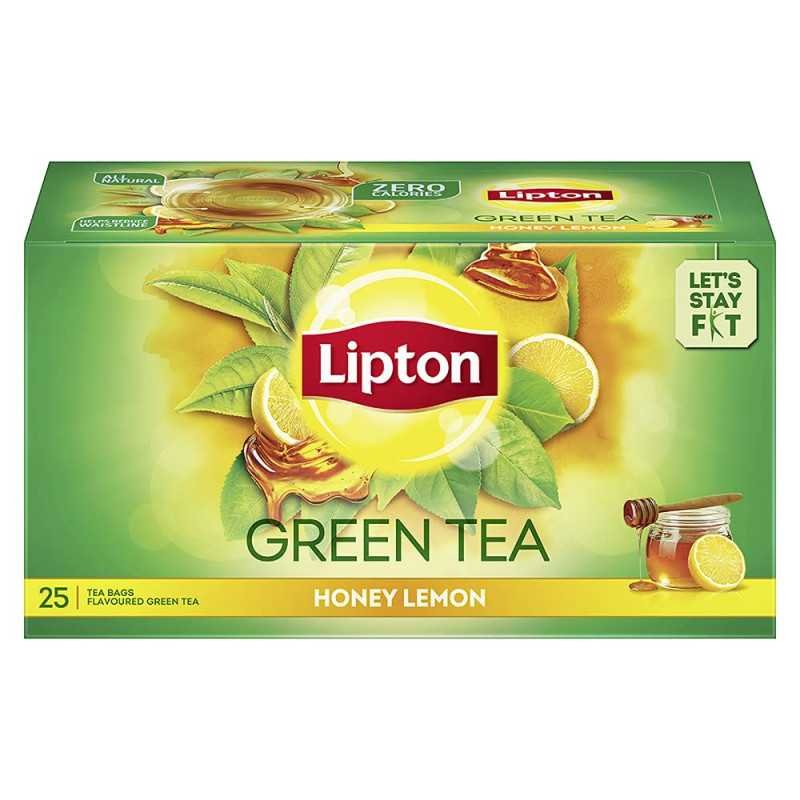 Lipton Honey Lemon Green Tea Bags, 25 Pieces Lipton Honey Lemon Green Tea Bags, 25 Pieces