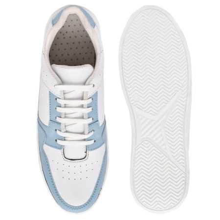 Scorr X Men's White sky blue Sneakers 1101