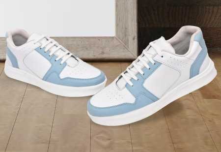 Scorr X Men's White sky blue Sneakers 1101