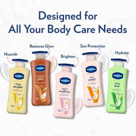 Vaseline Healthy Bright, Sun + Pollution Protection Daily Moisturizer, 400ml, for Glowing Skin, 2-in-1 Body Lotion with SPF 30, Vaseline Healthy Bright, Sun + Pollution Protection Daily Moisturizer, 400ml, for Glowing Skin, 2-in-1 Body Lotion with SPF 30,