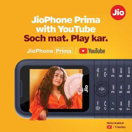JioPhone Prima 4G Keypad Phone with Premium Design, YouTube, JioTV, JioCinema, JioSaavn, JioPay(UPI), Video Calling, LED Torch,