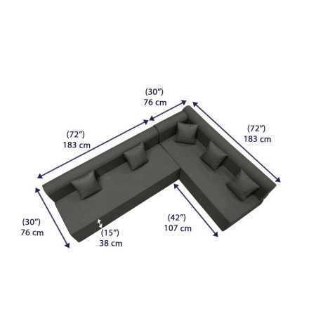 Wakefit Sofa Cum Bed | 1 Year Warranty| Sofa 3 Seater, Sofa Bed 6 X 5 Feet, Folding Sofa Bed, Sofa CumBeds for Living Room,