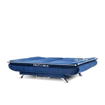 Wakefit Sofa Cum Bed | 1 Year Warranty| Sofa 3 Seater, Sofa Bed 6 X 5 Feet, Folding Sofa Bed, Sofa CumBeds for Living Room,