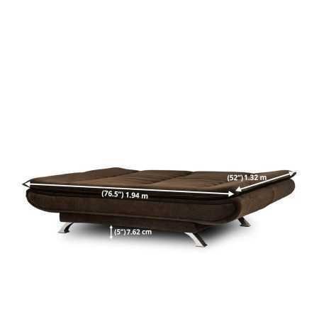 Wakefit Sofa Cum Bed | 1 Year Warranty| Sofa 3 Seater, Sofa Bed 6 X 5 Feet, Folding Sofa Bed, Sofa CumBeds for Living Room,
