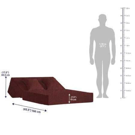 Wakefit Sofa Cum Bed | 1 Year Warranty| Sofa 3 Seater, Sofa Bed 6 X 5 Feet, Folding Sofa Bed, Sofa CumBeds for Living Room,