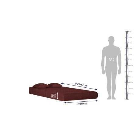 Wakefit Sofa Cum Bed | 1 Year Warranty| Sofa 3 Seater, Sofa Bed 6 X 5 Feet, Folding Sofa Bed, Sofa CumBeds for Living Room,