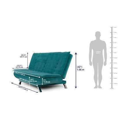 Wakefit Sofa Cum Bed | 1 Year Warranty| Sofa 3 Seater, Sofa Bed 6 X 5 Feet, Folding Sofa Bed, Sofa CumBeds for Living Room,