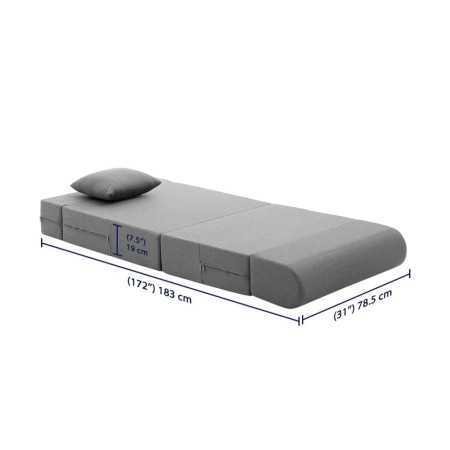 Wakefit Sofa Cum Bed | 1 Year Warranty| Sofa 3 Seater, Sofa Bed 6 X 5 Feet, Folding Sofa Bed, Sofa CumBeds for Living Room,