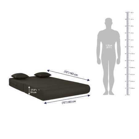 Wakefit Sofa Cum Bed | 1 Year Warranty| Sofa 3 Seater, Sofa Bed 6 X 5 Feet, Folding Sofa Bed, Sofa CumBeds for Living Room,