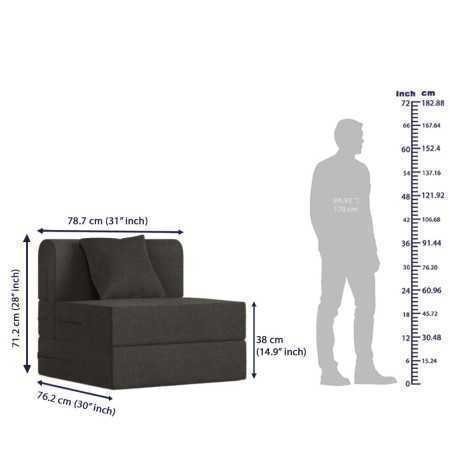 Wakefit Sofa Cum Bed | 1 Year Warranty| Sofa 3 Seater, Sofa Bed 6 X 5 Feet, Folding Sofa Bed, Sofa CumBeds for Living Room,