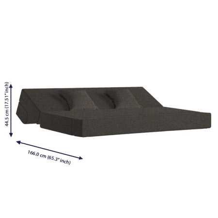 Wakefit Sofa Cum Bed | 1 Year Warranty| Sofa 3 Seater, Sofa Bed 6 X 5 Feet, Folding Sofa Bed, Sofa CumBeds for Living Room,