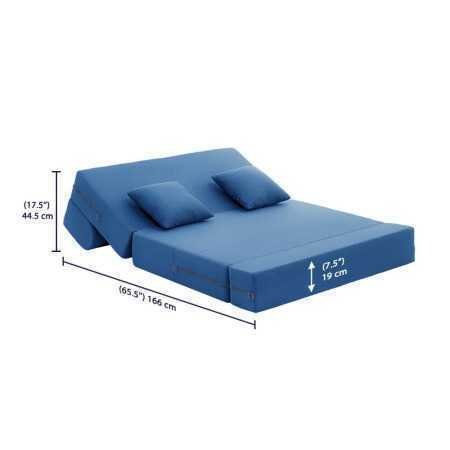 Wakefit Sofa Cum Bed | 1 Year Warranty| Sofa 3 Seater, Sofa Bed 6 X 5 Feet, Folding Sofa Bed, Sofa CumBeds for Living Room,