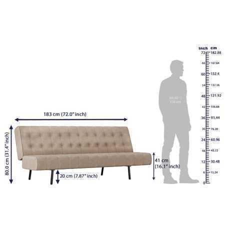 Wakefit Sofa Cum Bed | 1 Year Warranty| Sofa 3 Seater, Sofa Bed 6 X 5 Feet, Folding Sofa Bed, Sofa CumBeds for Living Room,