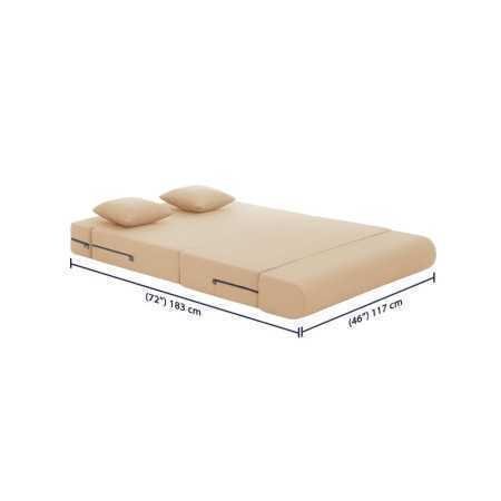 Wakefit Sofa Cum Bed | 1 Year Warranty| Sofa 3 Seater, Sofa Bed 6 X 5 Feet, Folding Sofa Bed, Sofa CumBeds for Living Room,